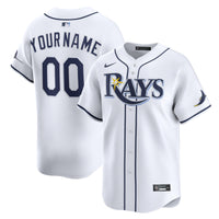 Tampa Bay Rays White Home Limited Custom Jersey