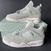 Mid Top Sneakers, Green Colorway, Lace Up Design, Casual Gift for Sneaker Fans