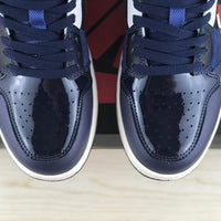 Low Top Sneakers, Midnight Blue Colorway, Lace Up Design, Casual Gift for Sneaker Fans