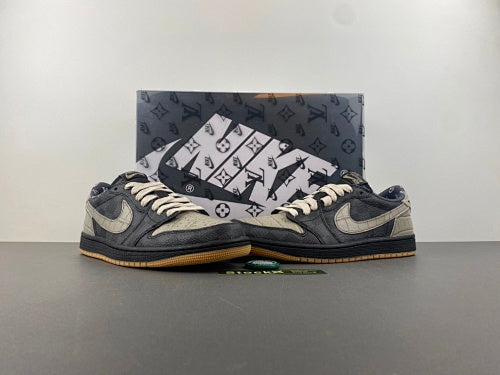 Low Top Sneakers, Black Gray Colorway, Reverse Hook Design, Lace Up Design, Casual Gift for Sneaker Fans