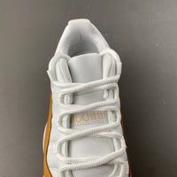 Low Top Sneakers, White Gold Colorway, Lace Up Design, Casual Gift for Sneaker Fans