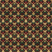 Baroque Dog Breed Holiday Gift Wrap Roll, Shih Tzu Christmas Wrapping Paper, Adorable Puppy Winter Present Paper, Dog Lover Xmas Gift Wrapping