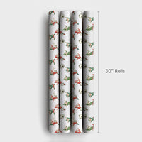 Holiday Sports Gift Wrap, Soccer Gnome Christmas Wrapping Paper, Xmas Gnome Wrapping Paper, Festive Soccer Gift Wrap, Holiday Gift Wrap