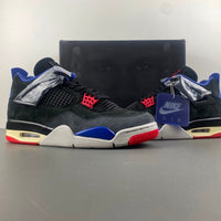 Low Top Sneakers, Blue Black Red Colorway, Lace Up Design, Casual Gift for Sneaker Fans