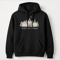 Christian Christmas Jesus Hoodie, The Greatest Present Is Jesus Hoodie, Faith Holiday Hooded Pullover, Church Religious Jesus Sweatshirt