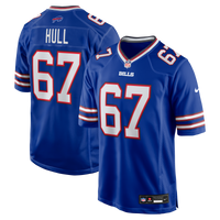 Buffalo Bills Kent Hull Royal Game Retired Player Jersey