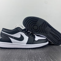 Low Top Sneakers, White Black Colorway, Lace Up Design, Casual Gift for Sneaker Fans