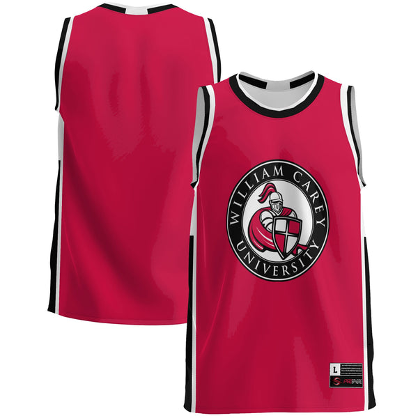 William Carey Crusaders Lightweight Basketball Jersey - Red