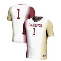 #1 Charleston Cougars Lightweight Soccer Jersey - White