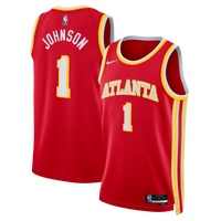 Atlanta Hawks Icon Edition Swingman Jersey - Red - Jalen Johnson