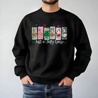 Humorous Holiday Goose Sweater, Jolly Goose Christmas Sweatshirt, Adorable Winter Goose Crewneck, Festive Animal Lover Pullover, Comfy Xmas Present