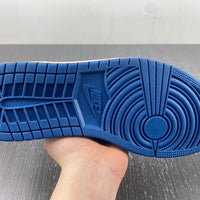 Mid Top Basketball Shoes, Blue White Gray Colorway, Lace Up Design, Casual Gift for Shoe Lovers