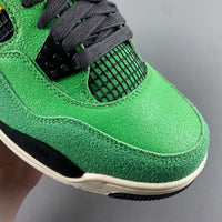 Mid Top Sneakers, Green Black Colorway, Lace Up Design, Casual Gift for Sneaker Fans
