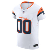 Denver Broncos White Elite Custom Jersey