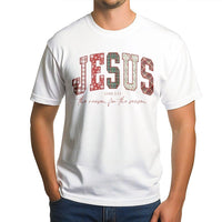 Plaid Buffalo Christmas Shirt, Jesus the Reason for the Season T-Shirt, Religious Christian Holiday Tee, Faith Bible Verse Xmas Top