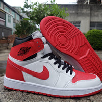 Sneakers, Red White Colorway, Lace Up Design, Casual Gift for Sneaker Fans