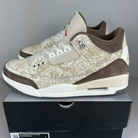 Low Top Sneakers, Beige Brown Colorway, Lace Up Design, Casual Gift for Sneaker Fans