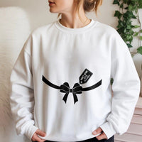 Dont Open Until December Sweater, Christmas Pregnancy Announcement Sweatshirt, Holiday Baby Reveal Crewneck, Expecting Mom Present Pullover