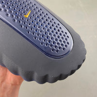 Slides, Blue Black Colorway, Slip On Design, Casual Gift for Shoe Lovers