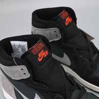 Sneakers, Green Black Gray Colorway, Reflective Detail, Lace Up Design, Casual Gift for Sneaker Fans