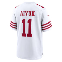 San Francisco 49ers Brandon Aiyuk White Player Game Jersey