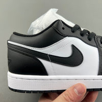 Low Top Sneakers, White Black Colorway, Lace Up Design, Casual Gift for Sneaker Fans