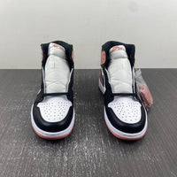 Retro High Top Sneakers, White Black Pink Colorway, Lace Up Design, Casual Gift for Sneaker Fans