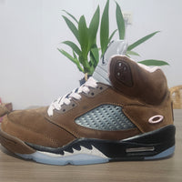 High Top Sneakers, Dark Brown Colorway, Lace Up Design, Casual Gift for Sneaker Fans
