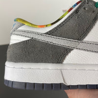 Low Top Sneakers, White Green Colorway, Lace Up Design, Casual Gift for Sneaker Fans