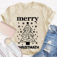 Humorous Math Christmas Shirt, Merry Christmath T-Shirt, Math Pun Holiday Graphic Tee, Mathematics Teacher Christmas Present, Student Xmas Top