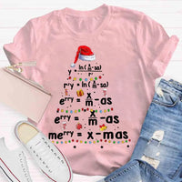 Humorous Science Math Holiday Shirt, Geometry Math Teacher Christmas T-Shirt, Pi Tree Graphic Tee, STEM Educator Xmas Season Present