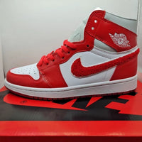 Sneakers, White Red Gray Colorway, Lace Up Design, Casual Gift for Sneaker Fans