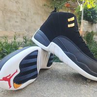 High Top Sneakers, White Black Gold Colorway, Lace Up Design, Casual Gift for Sneaker Fans
