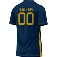 West Virginia Mountaineers Pick-A-Player NIL Lightweight Soccer Jersey - Navy