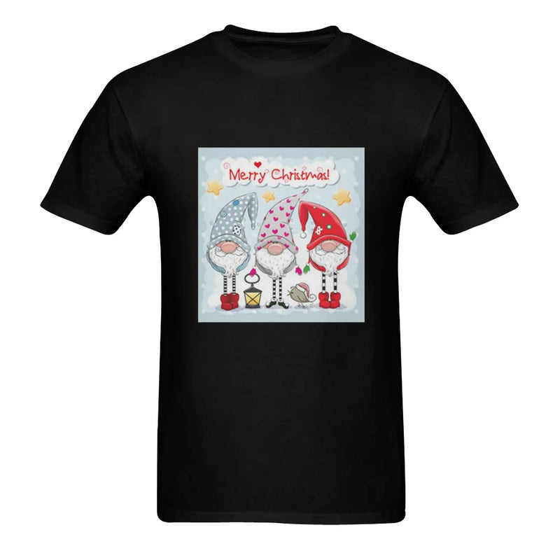 Adorable Holiday Gnome Shirt, Christmas Garden Gnomes T-Shirt, Festive Winter Garden Gnome Tee, Merry Xmas Graphic T-Shirt, Gnome Lover Present