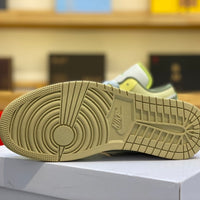 Low Top Sneakers, Green Colorway, Lace Up Design, Casual Gift for Sneaker Fans