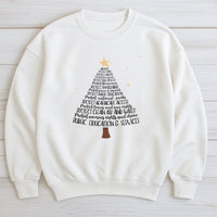 Progressive Activism Tree Sweater, Social Justice Christmas Sweatshirt, Human Rights Xmas Crewneck, Liberal Holiday Pullover Present