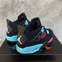 Mid Top Sneakers, Black Pink Blue Colorway, Lace Up Design, Casual Gift for Sneaker Fans