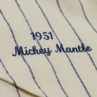New York Yankees Mickey Mantle Cream 1951 Cooperstown Collection Authentic Jersey