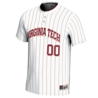 Virginia Tech Hokies NIL Pick-A-Player Lightweight Softball Jersey - White