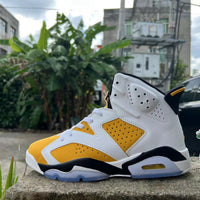 Sneakers, White Yellow Colorway, Lace Up Design, Casual Gift for Sneaker Fans