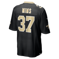 New Orleans Saints Jordan Mims Black Team Game Jersey