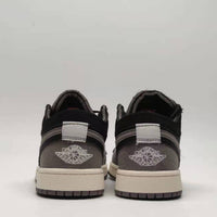 Low Top Sneakers, Black Gray Colorway, Lace Up Design, Casual Gift for Sneaker Fans