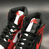 Sneakers, Red Black Colorway, Leather Footwear, Lace Up Design, Casual Gift for Sneaker Fans