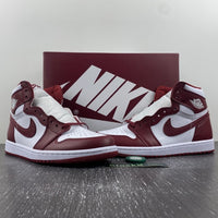 High Top Sneakers, White Red Colorway, Lace Up Design, Casual Gift for Sneaker Fans