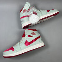 High Top Sneakers, Red Colorway, Lace Up Design, Casual Gift for Sneaker Fans