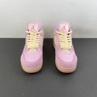 Retro Low Top Sneakers, Pink Colorway, Leather Footwear, Lace Up Design, Casual Gift for Sneaker Fans