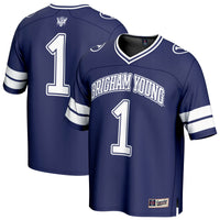 #1 BYU Cougars Collegiate Football Fashion Jersey - Navy