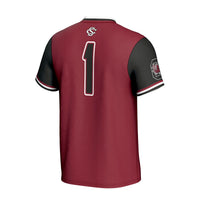 South Carolina Gamecocks Lightweight Collegiate Softball Fashion Jersey - Garnet