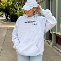 Humorous Christmas Quote Holiday Sweatshirt, Probably Just Gonna Jingle Hoodie, Tired Mom Xmas Pullover, Festive Winter Hooded Sweater